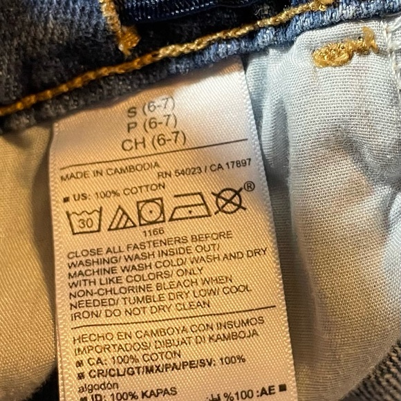 Wonder Nation Dress and Old Navy Denim skirt 2 Pieces Combined both are SZ 7 EUC - Picture 9 of 15